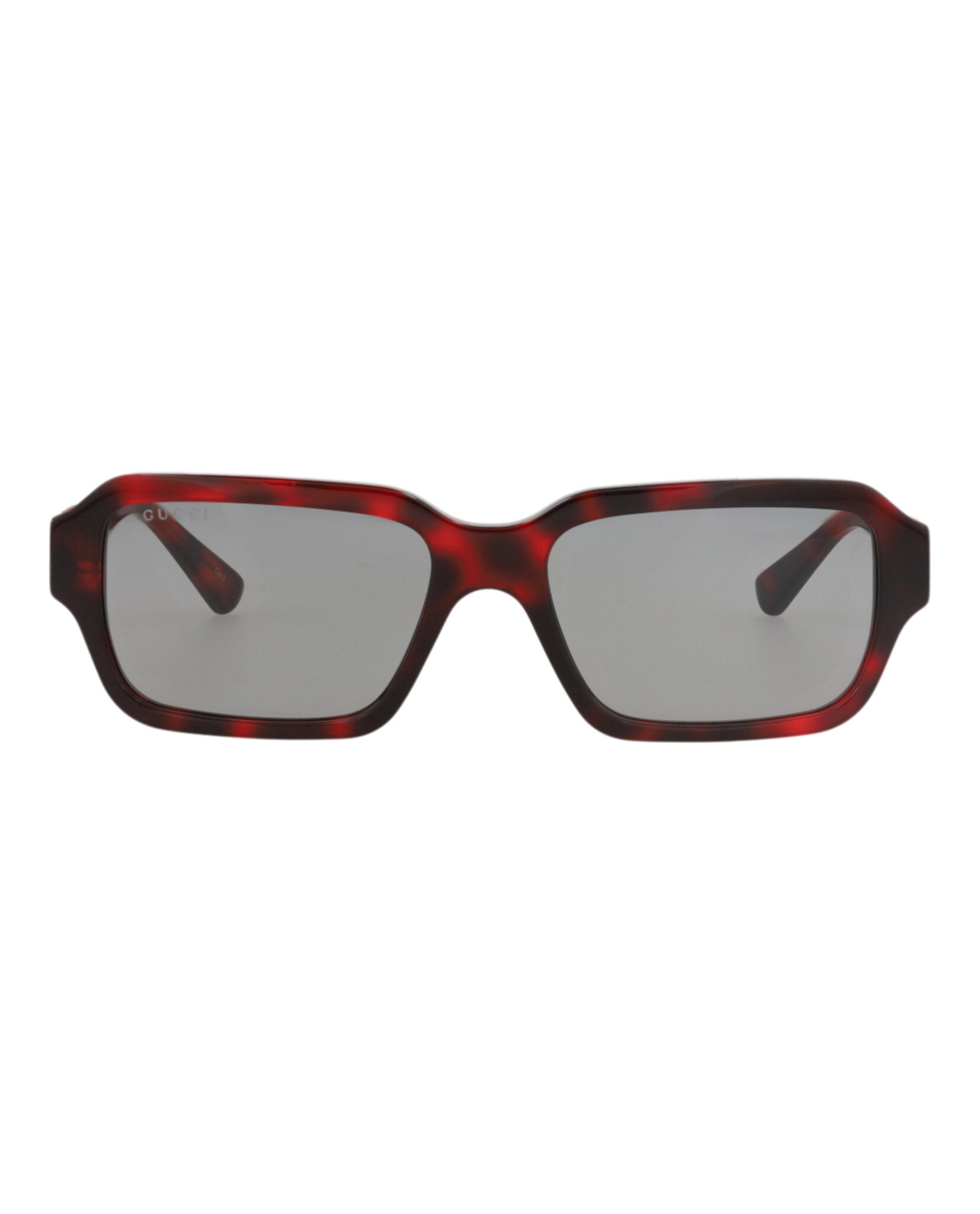 Gucci Gucci Mens Square/Rectangle Havana Havana Grey Fashion Designer Eyewear