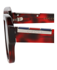 Gucci Gucci Mens Square/Rectangle Havana Havana Grey Fashion Designer Eyewear