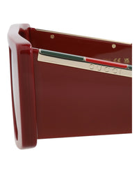 Gucci Gucci Mens Square/Rectangle Burgundy Burgundy Red Fashion Designer Eyewear