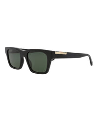 Gucci Mens Square/Rectangle Black Black Green Fashion Designer Eyewear