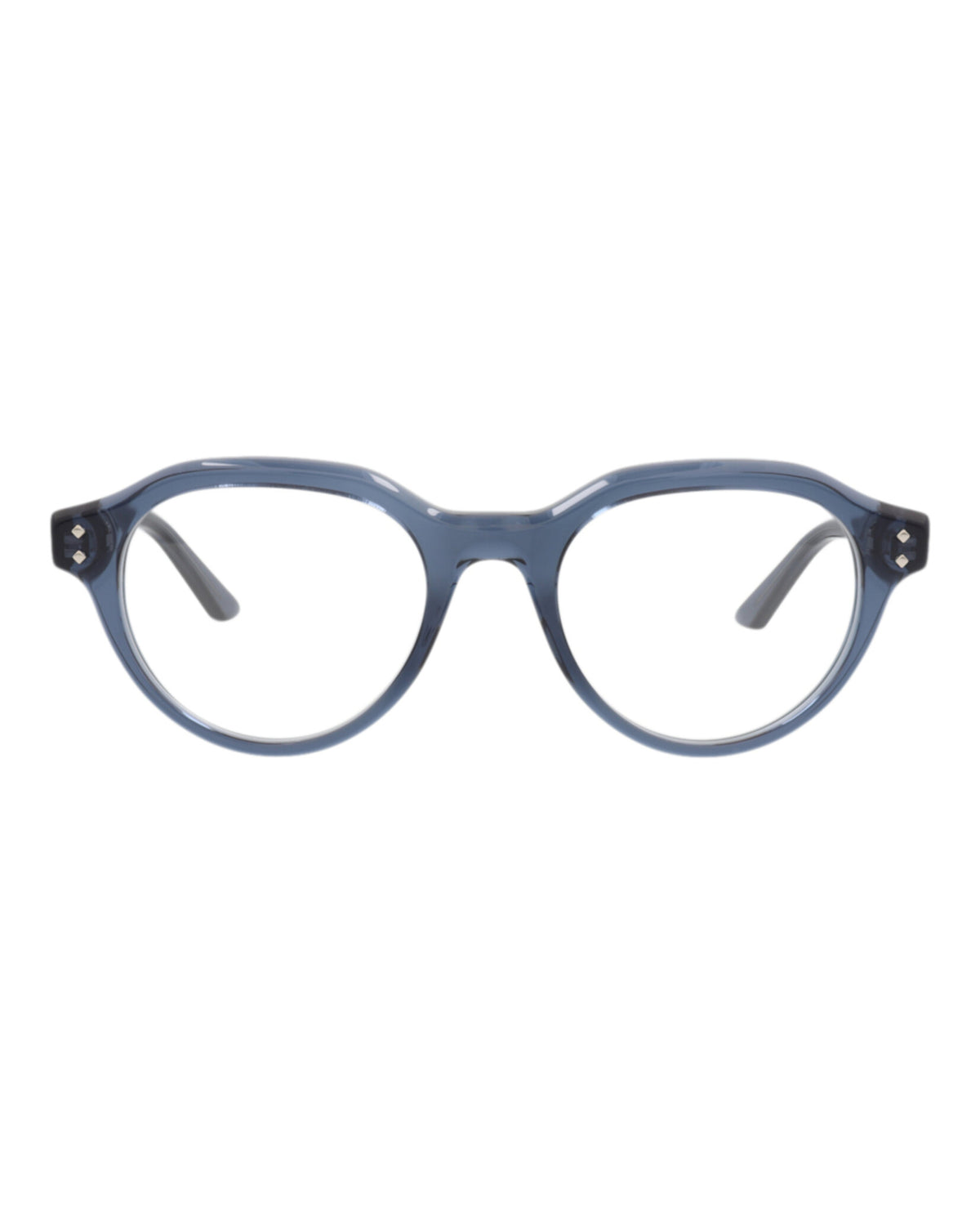 Gucci Mens Round/Oval Blue Blue Transparent Fashion Designer Eyewear
