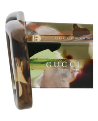 Gucci Gucci Womens Square/Rectangle Green Green Brown Fashion Designer Eyewear