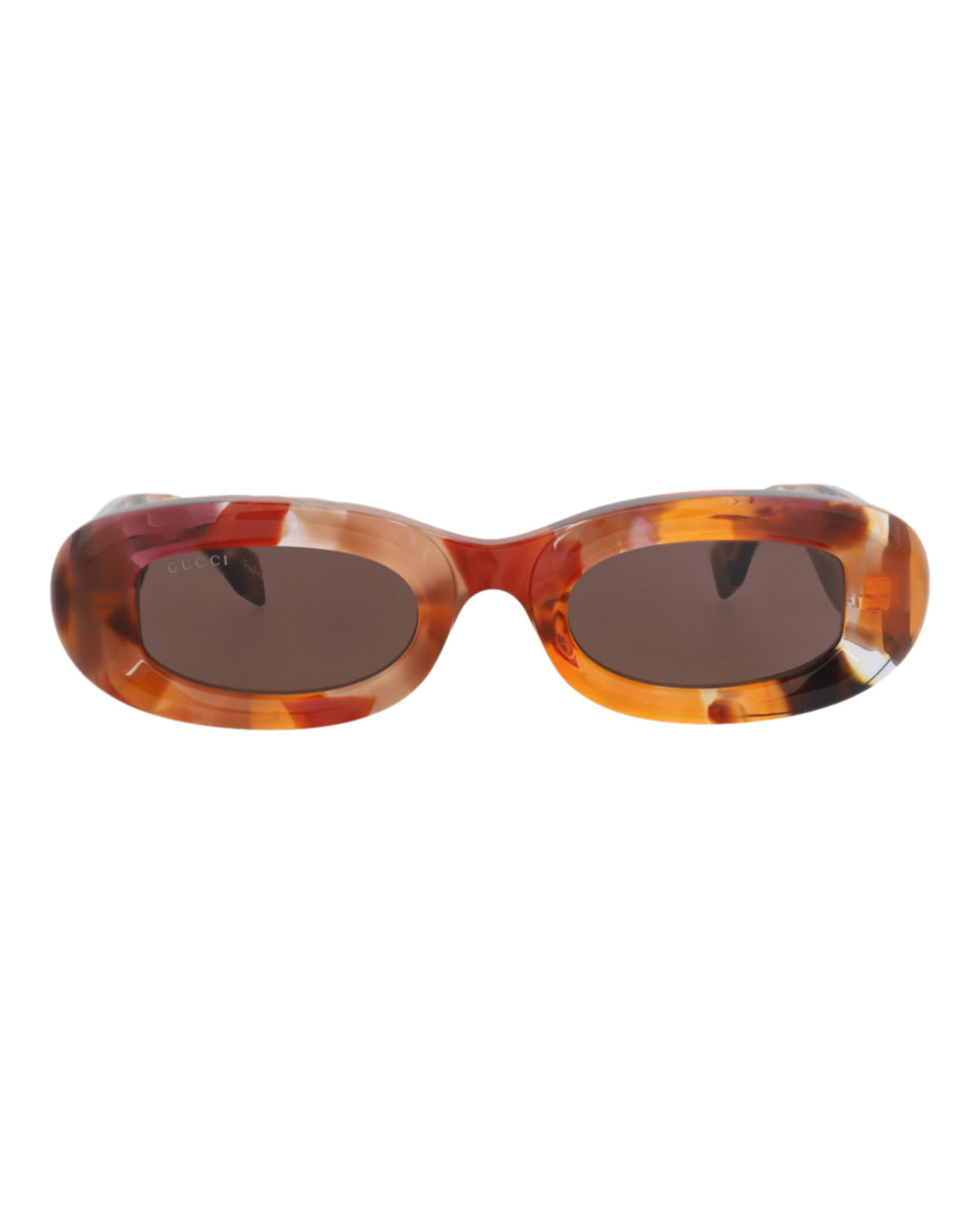 Gucci Womens Round/Oval Havana Havana Brown Fashion Designer Eyewear