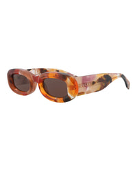 Gucci Womens Round/Oval Havana Havana Brown Fashion Designer Eyewear