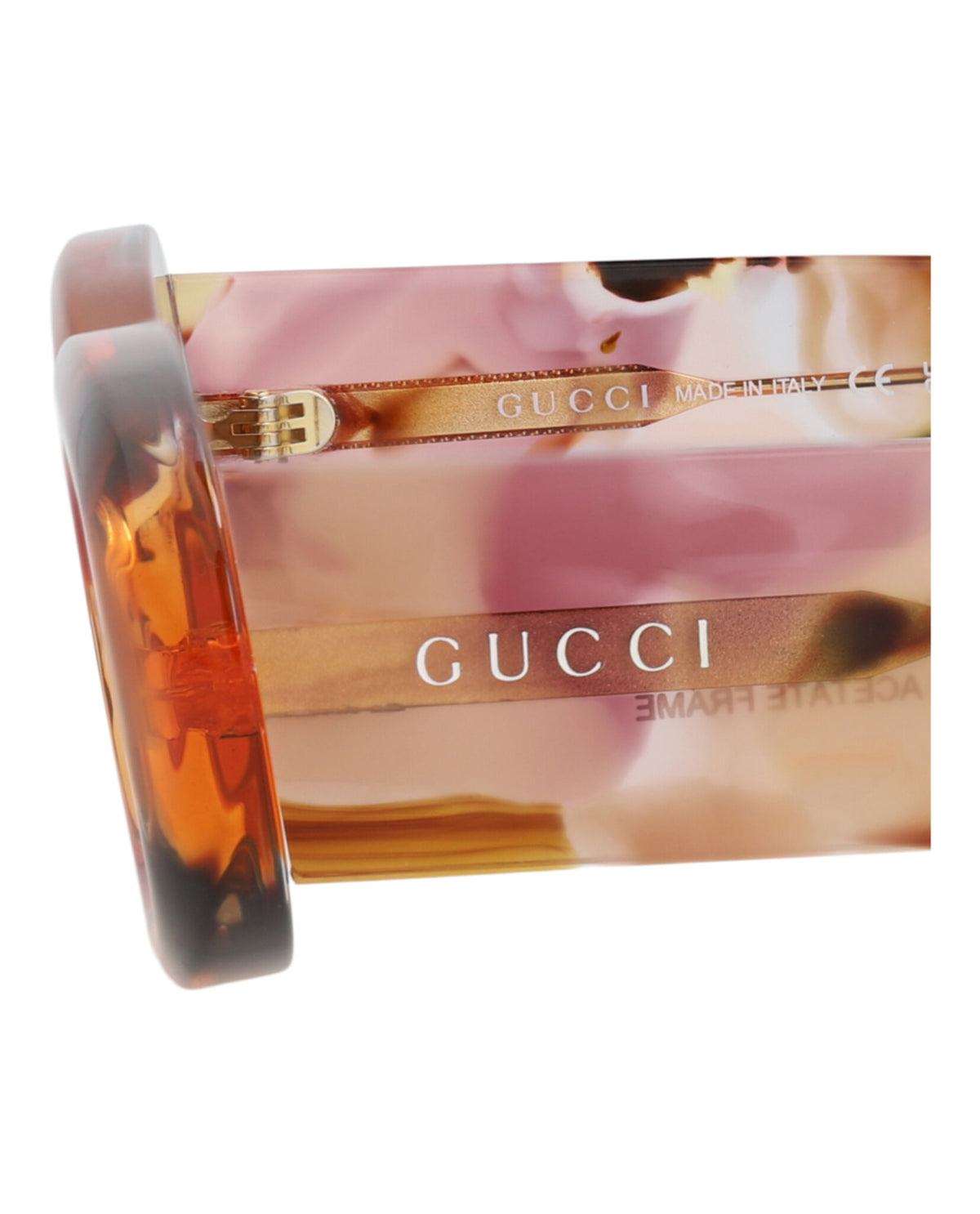 Gucci Womens Round/Oval Havana Havana Brown Fashion Designer Eyewear