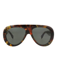 Gucci Gucci Mens Aviator Havana Havana Grey Fashion Designer Eyewear