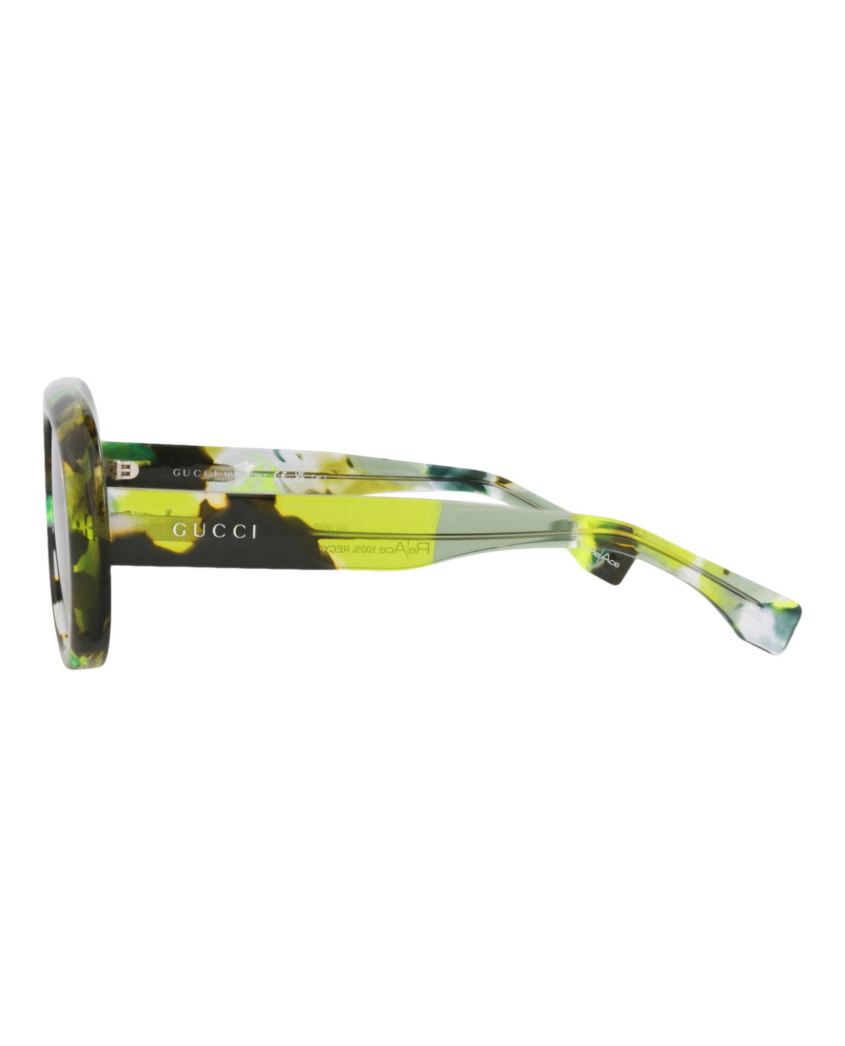 Gucci Gucci Mens Aviator Green Green Brown Fashion Designer Eyewear