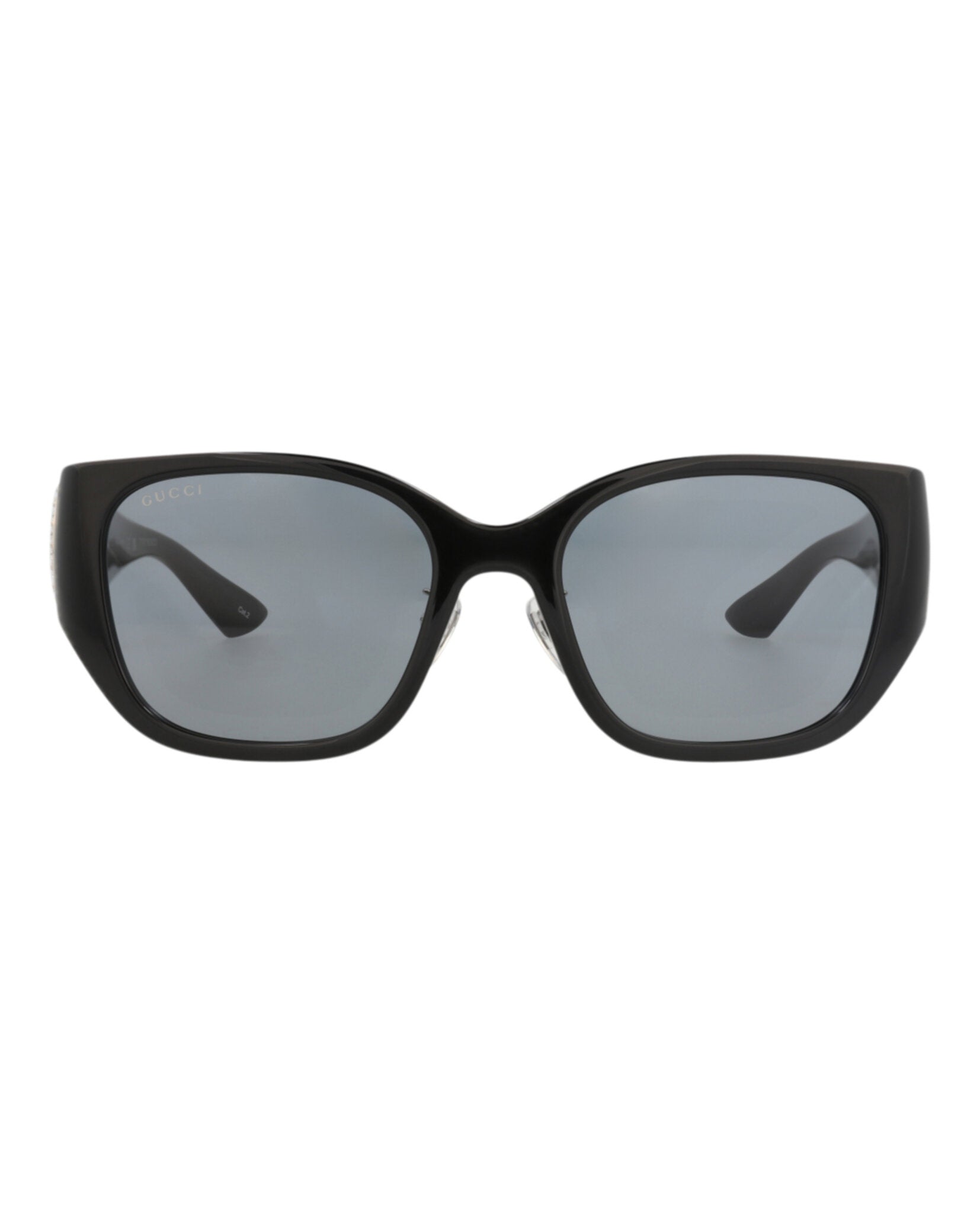 Gucci Gucci Womens Cat Eye Black Black Grey Fashion Designer Eyewear