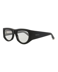 Gucci Gucci Womens Cat Eye Black Black Transparent Fashion Designer Eyewear