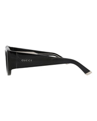 Gucci Gucci Womens Cat Eye Black Black Transparent Fashion Designer Eyewear