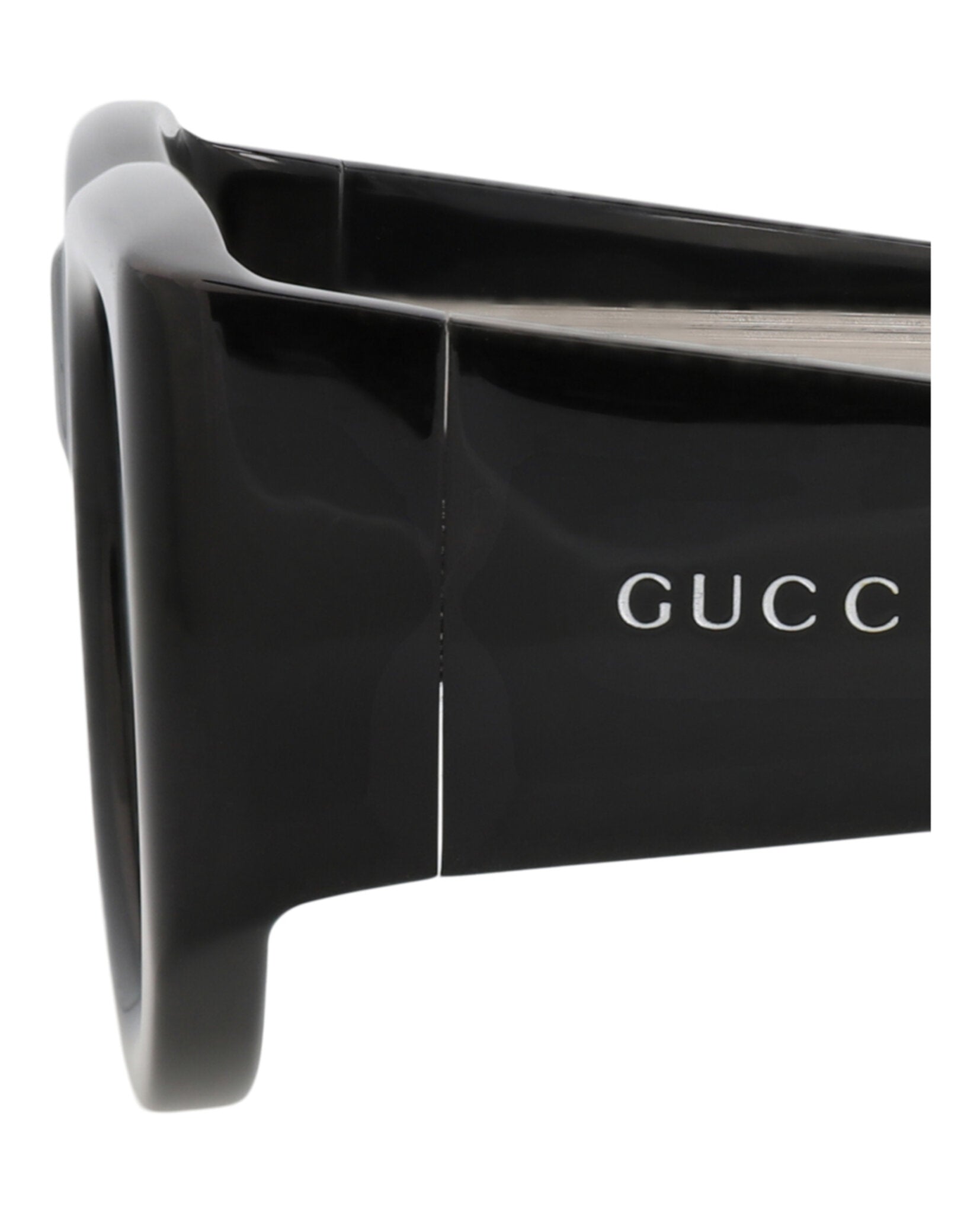 Gucci Gucci Womens Cat Eye Black Black Transparent Fashion Designer Eyewear