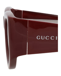 Gucci Gucci Womens Cat Eye Burgundy Burgundy Brown Fashion Designer Eyewear