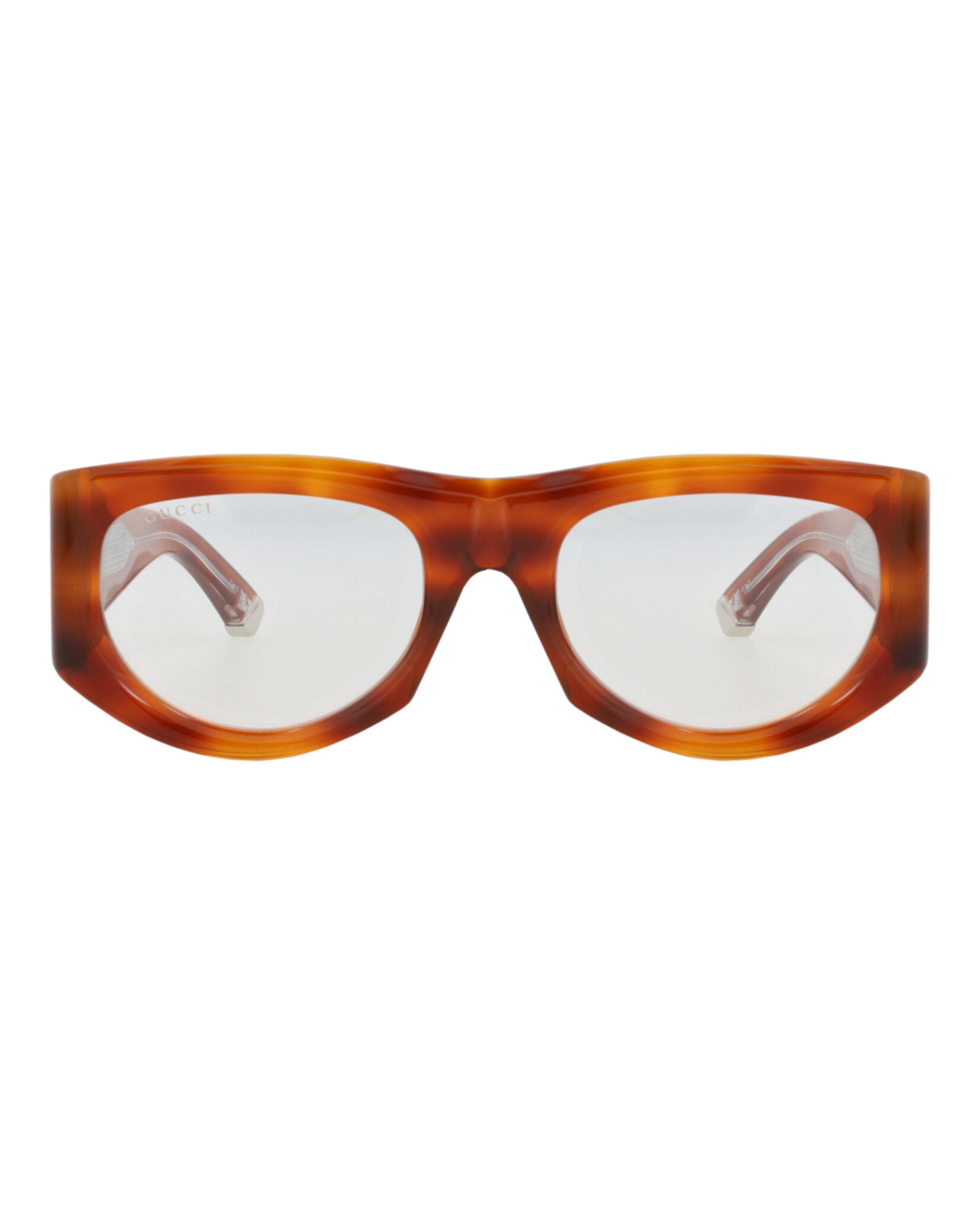 Gucci Gucci Womens Cat Eye Havana Havana Transparent Fashion Designer Eyewear