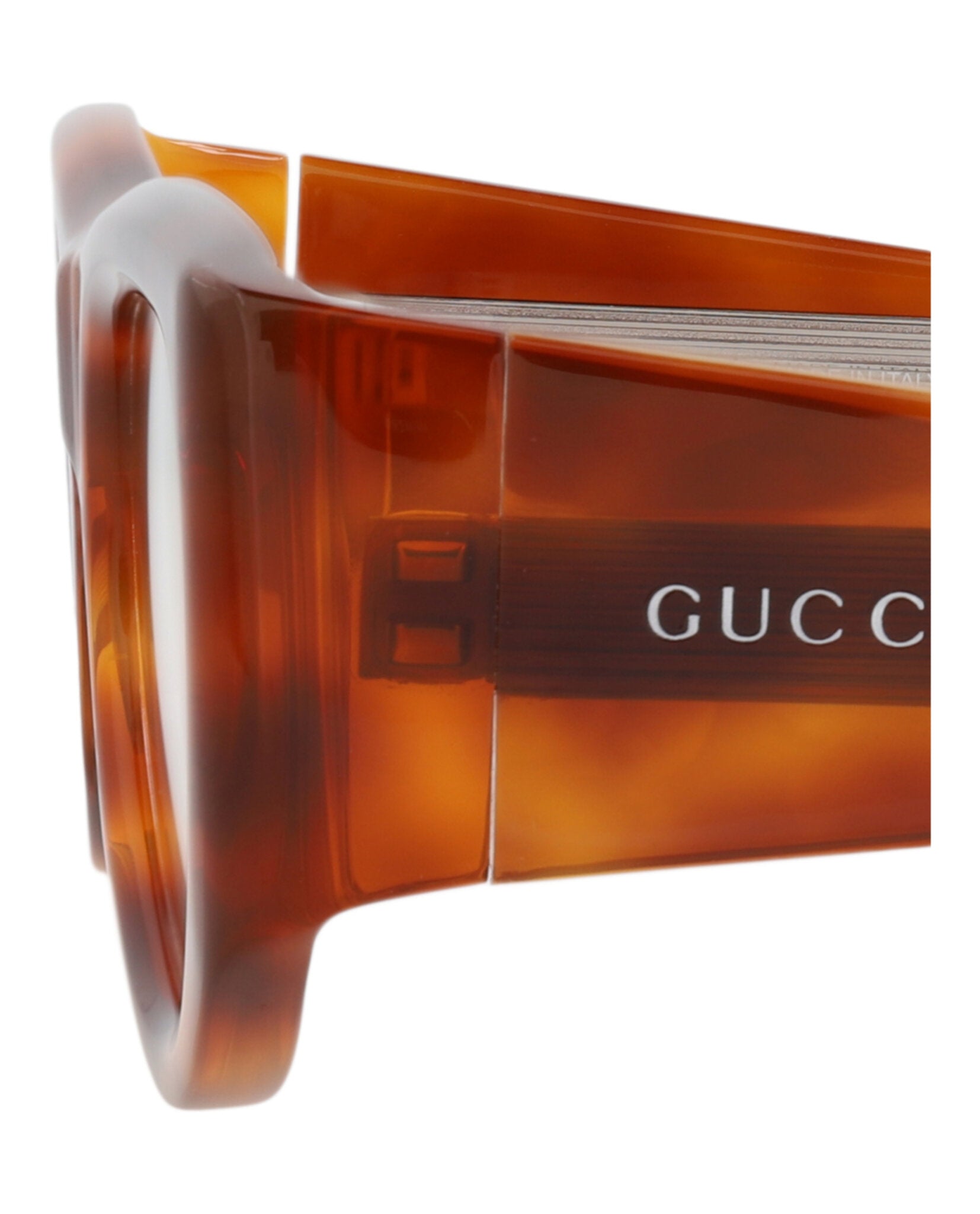 Gucci Gucci Womens Cat Eye Havana Havana Transparent Fashion Designer Eyewear