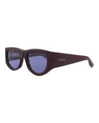 Gucci Gucci Womens Cat Eye Violet Violet Violet Fashion Designer Eyewear