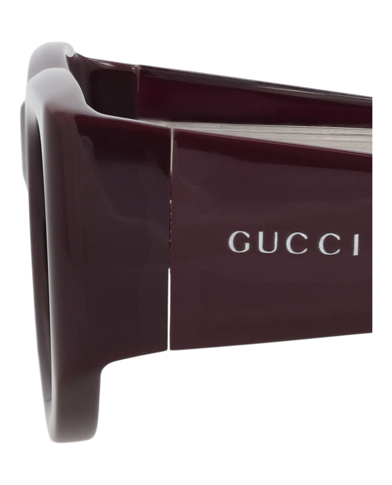 Gucci Gucci Womens Cat Eye Violet Violet Violet Fashion Designer Eyewear