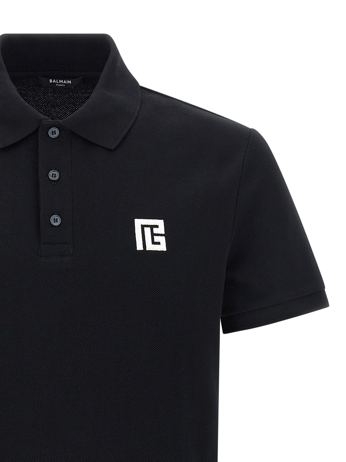 Balmain Men Embroidery Polo Shirt