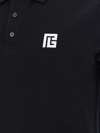Balmain Men Embroidery Polo Shirt