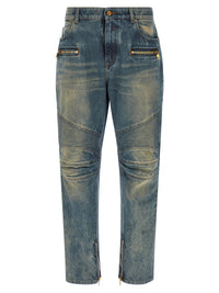 Balmain Men Biker Jeans