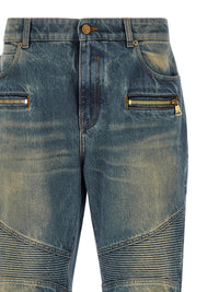 Balmain Men Biker Jeans