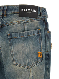 Balmain Men Biker Jeans