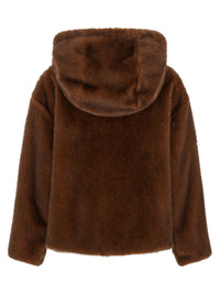 Herno Women Faux Fur Bomber Jacket