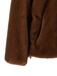 Herno Women Faux Fur Bomber Jacket