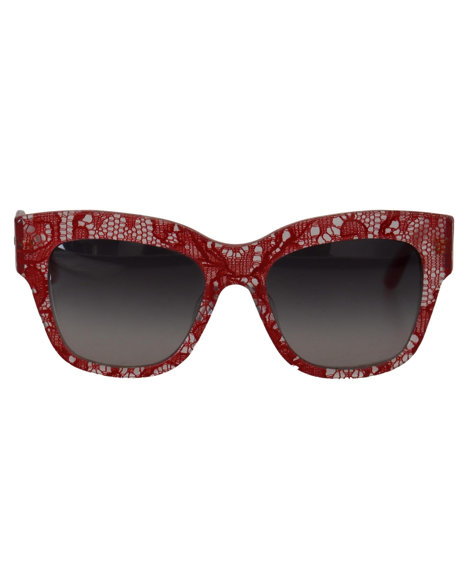 Dolce & Gabbana  DG4233 Lace Sunglasses Red