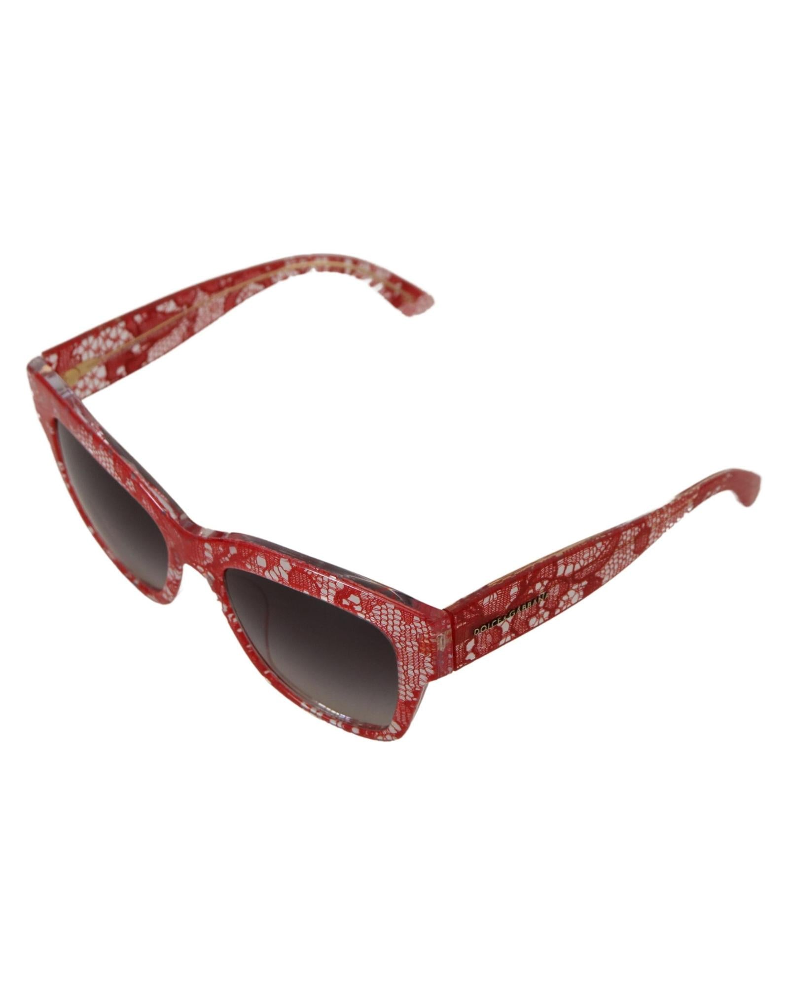 Dolce & Gabbana  DG4233 Lace Sunglasses Red