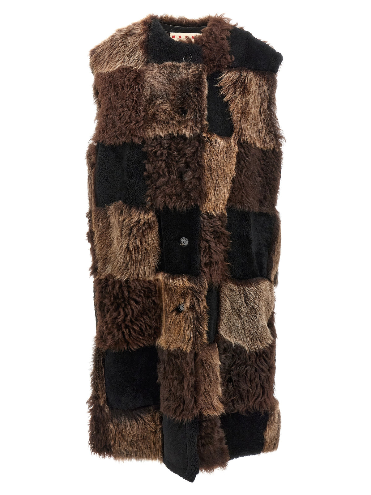 Marni Women Long Shearling Vest