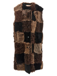 Marni Women Long Shearling Vest