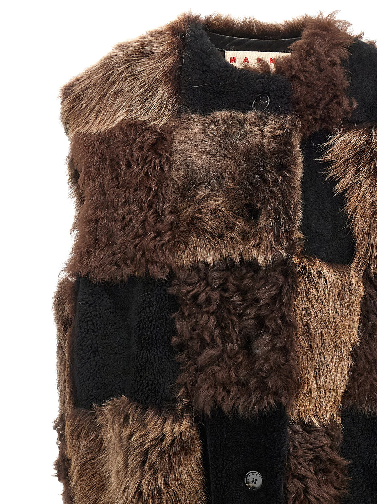 Marni Women Long Shearling Vest