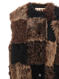 Marni Women Long Shearling Vest