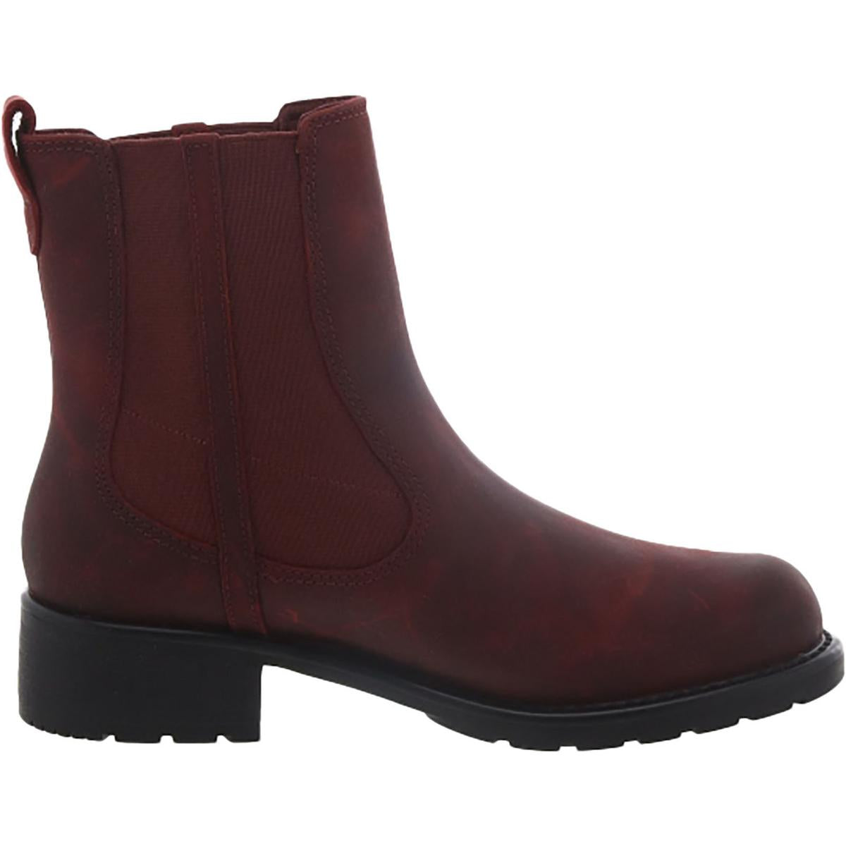Orinoco Club Womens Leather Pull On Ankle Boots