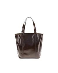 Golden Goose Leather Tote Adjustable Straps Women Brown Shoulder Bags
