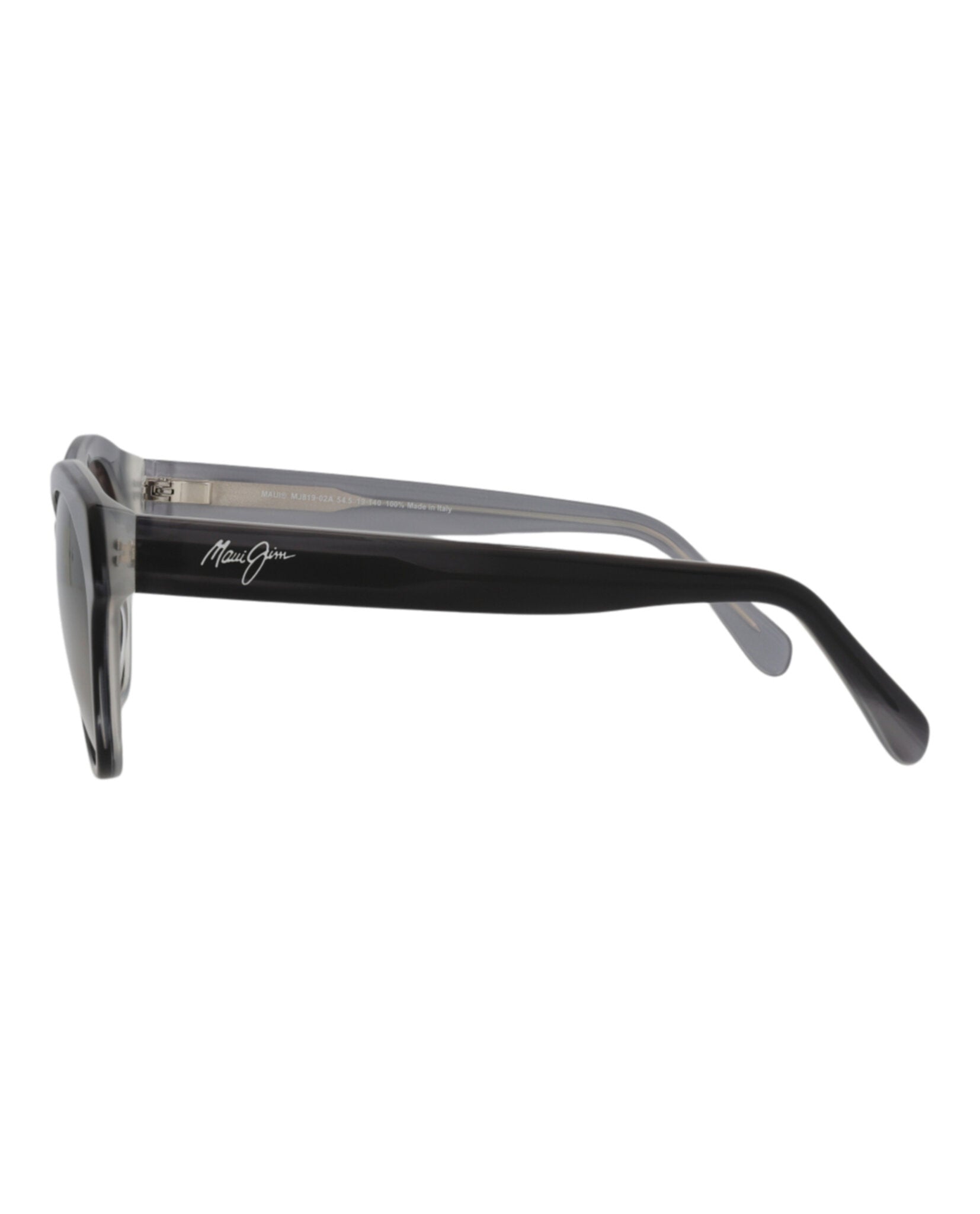 Maui Jim Womens Cat Eye Black Black Grey Fashion Designer Eyewear