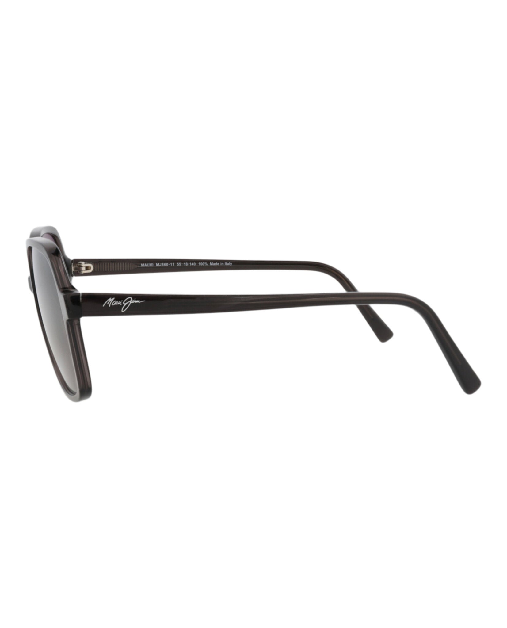 Maui Jim Womens Square/Rectangle Grey Grey Grey Fashion Designer Eyewear