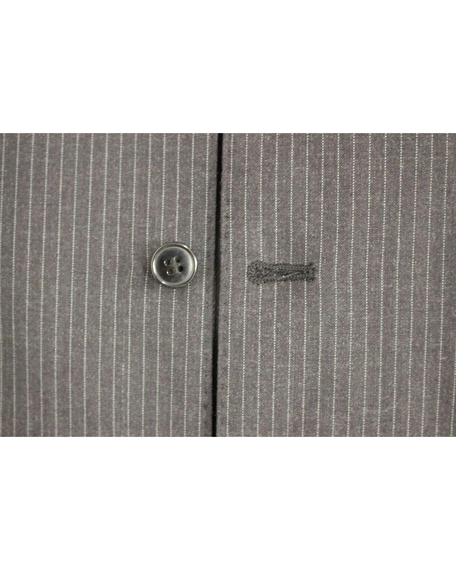 Dolce & Gabbana Men's Pinstripe Wool Vest - Black