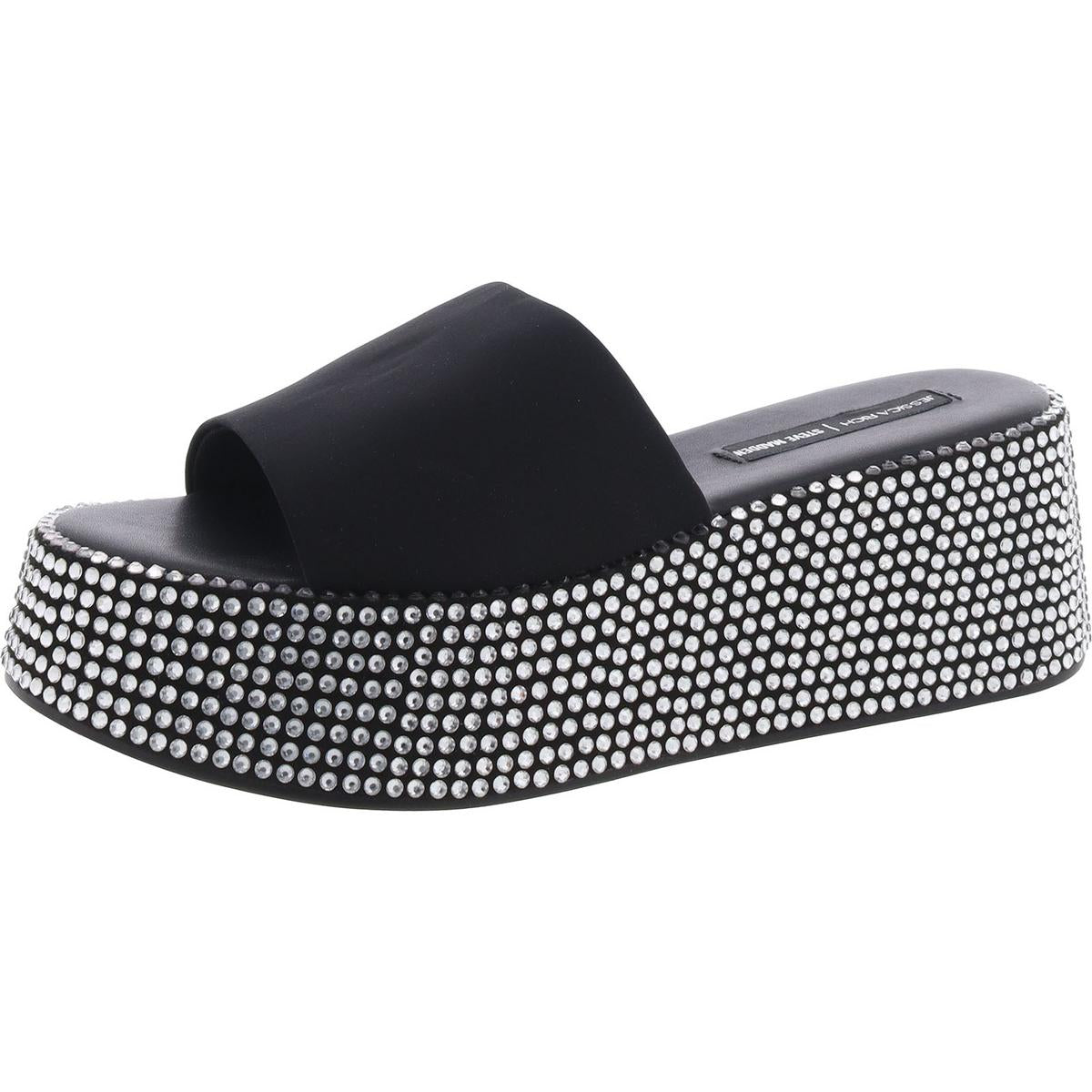 Womens Embellished Manmade Platform Heels