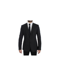 Dolce & Gabbana Men's Black Pinstripe Blazer