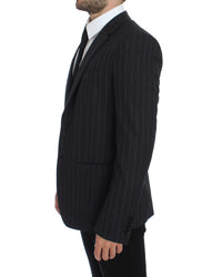 Dolce & Gabbana Men's Black Pinstripe Blazer