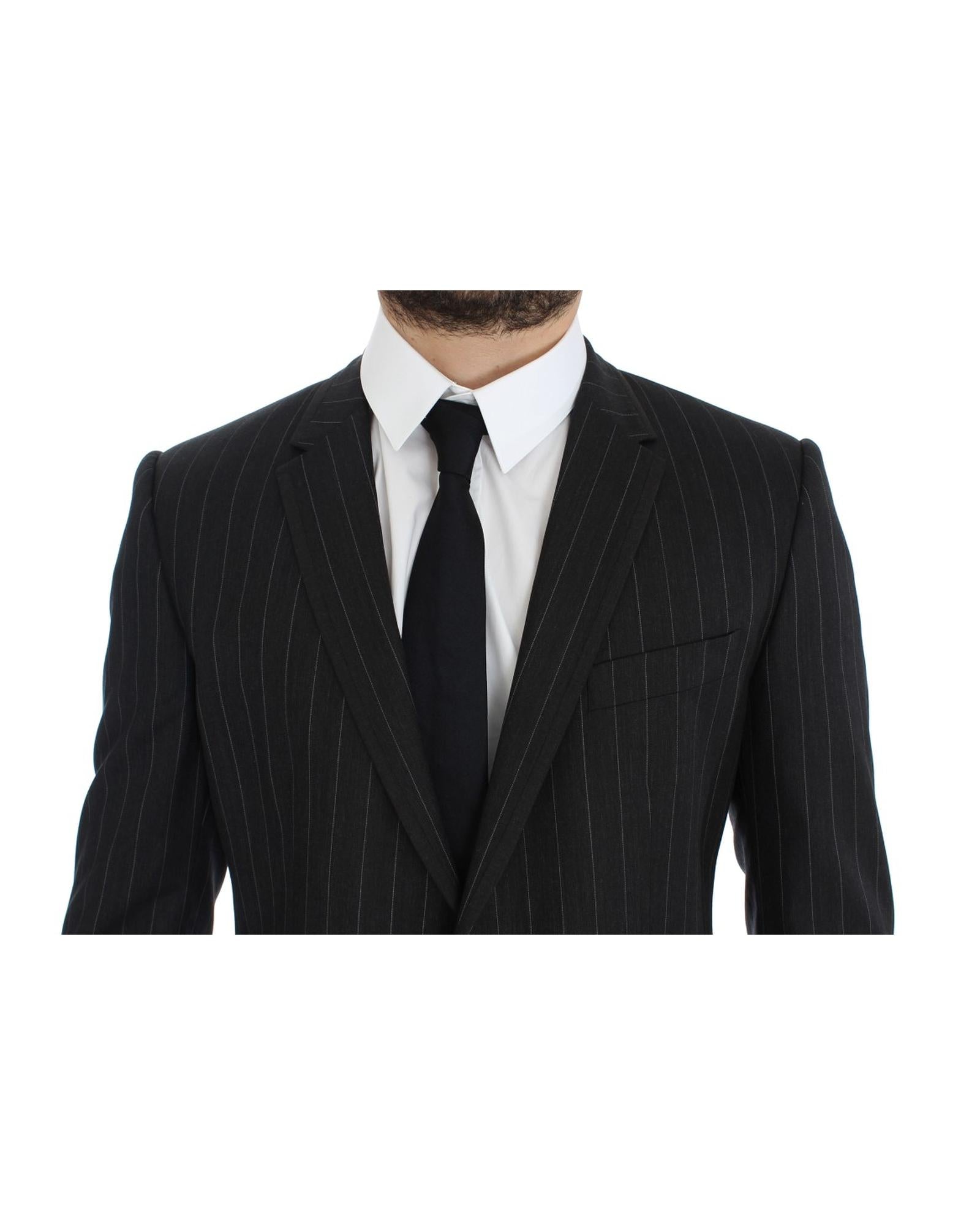 Dolce & Gabbana Men's Black Pinstripe Blazer