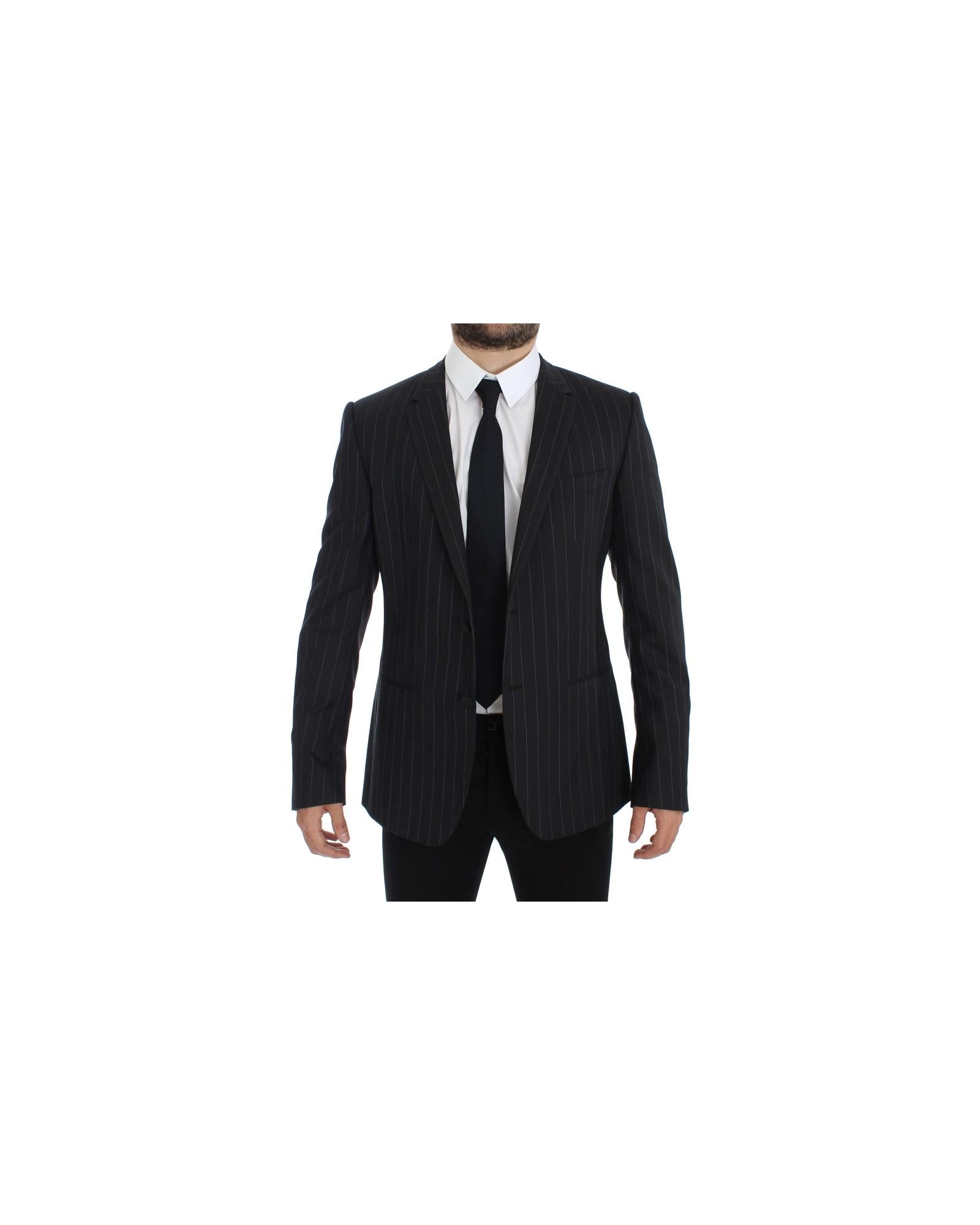 Dolce & Gabbana Men's Black Pinstripe Blazer