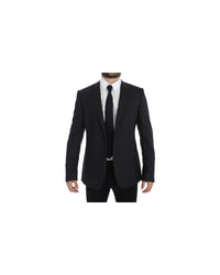 Dolce & Gabbana Men's Black Pinstripe Blazer