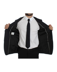 Dolce & Gabbana Men's Black Pinstripe Blazer