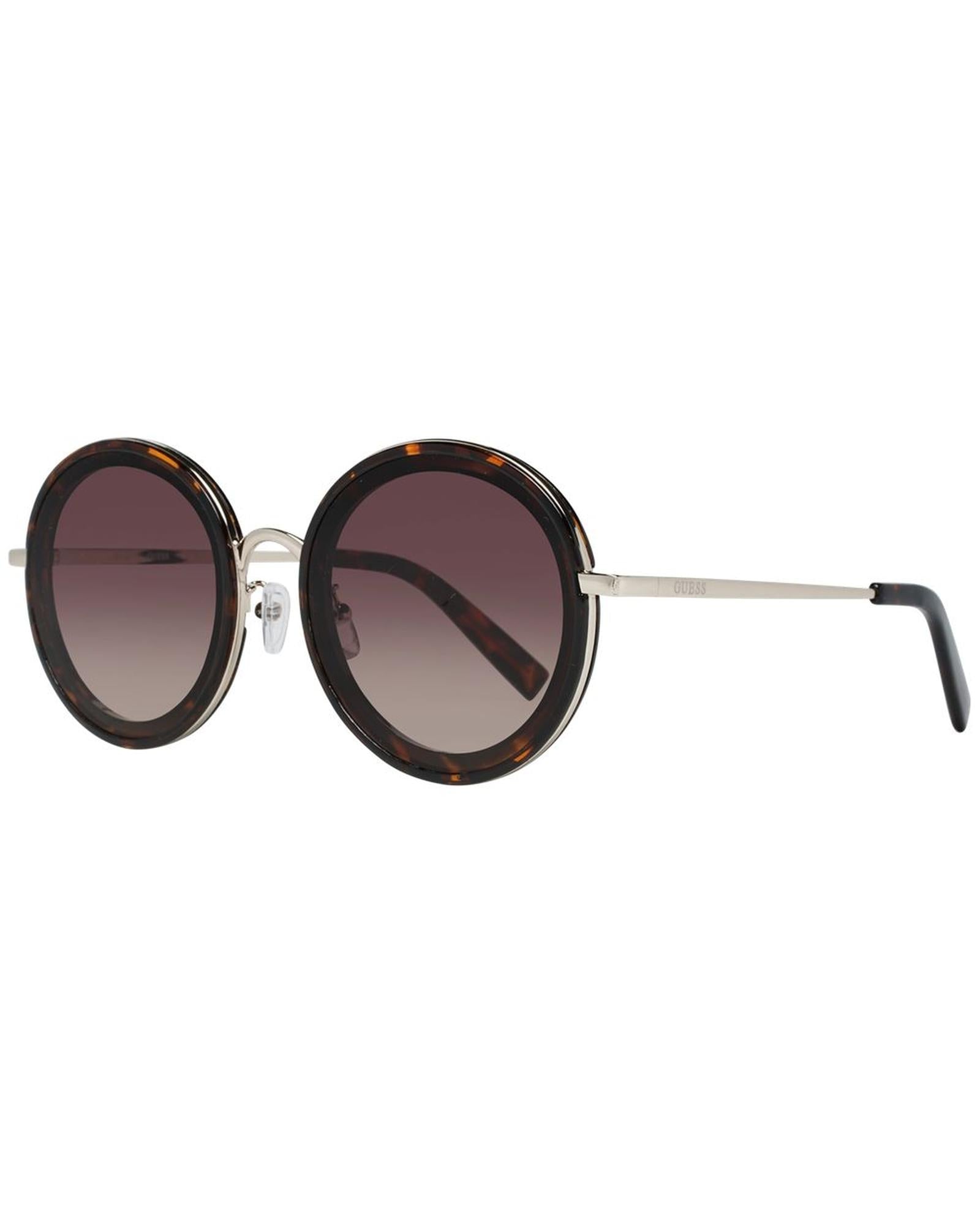 Guess GU7620 Tortoise Round Sunglasses Brown