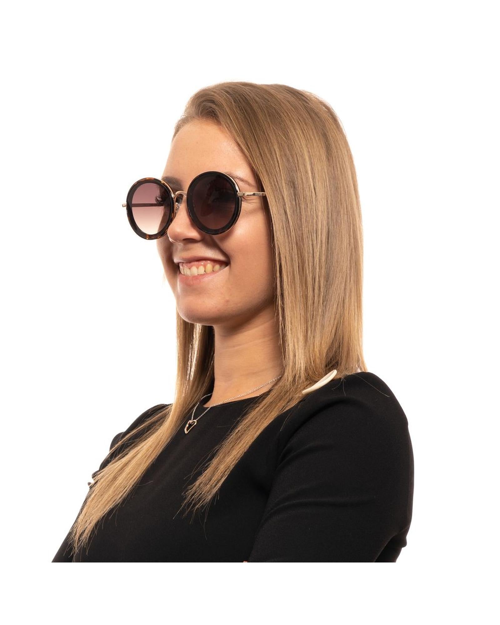 Guess GU7620 Tortoise Round Sunglasses