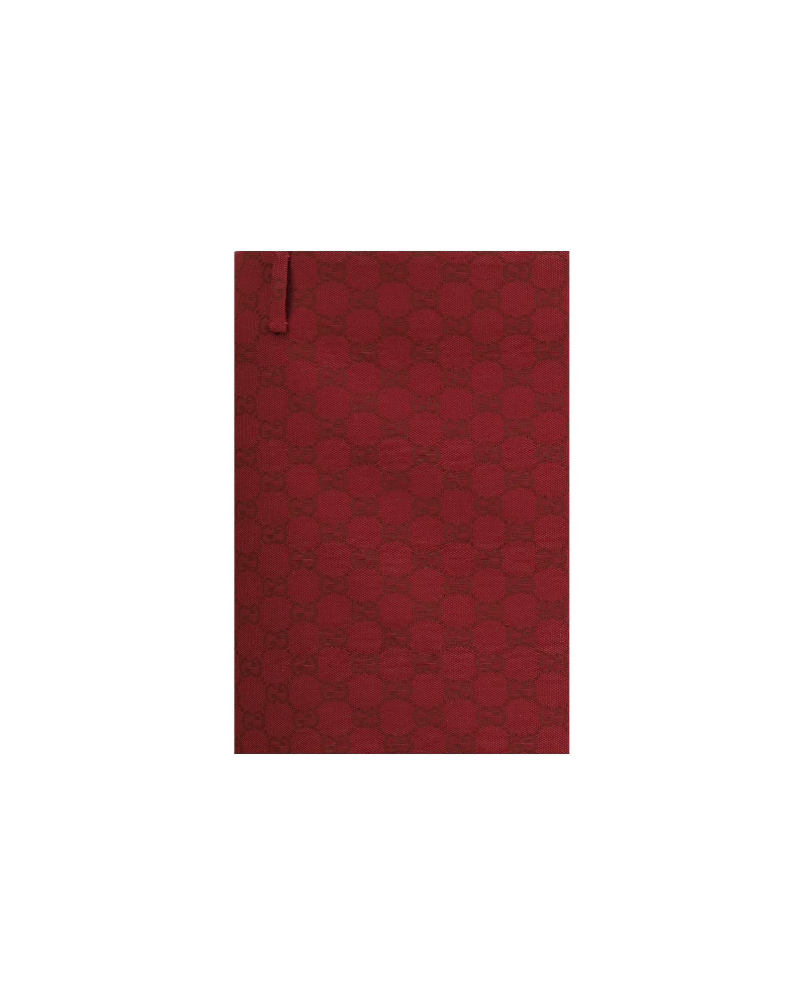 Gucci GG Monogram Skirt Women Bordeaux