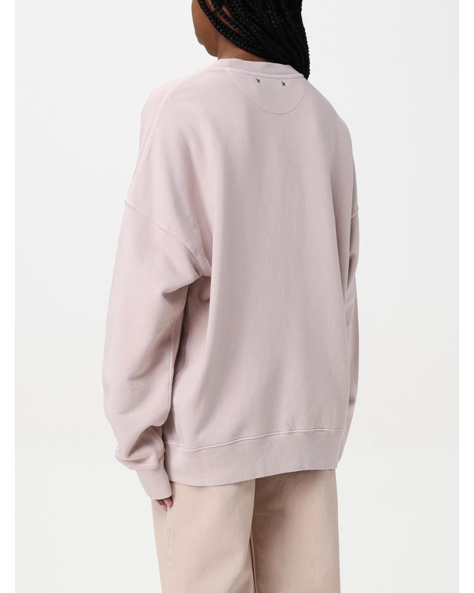 Golden Goose Basketball Team Sweatshirt Women Pink