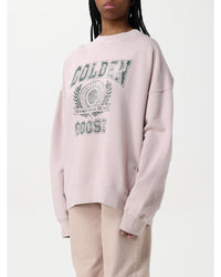 Golden Goose Basketball Team Sweatshirt Women Pink
